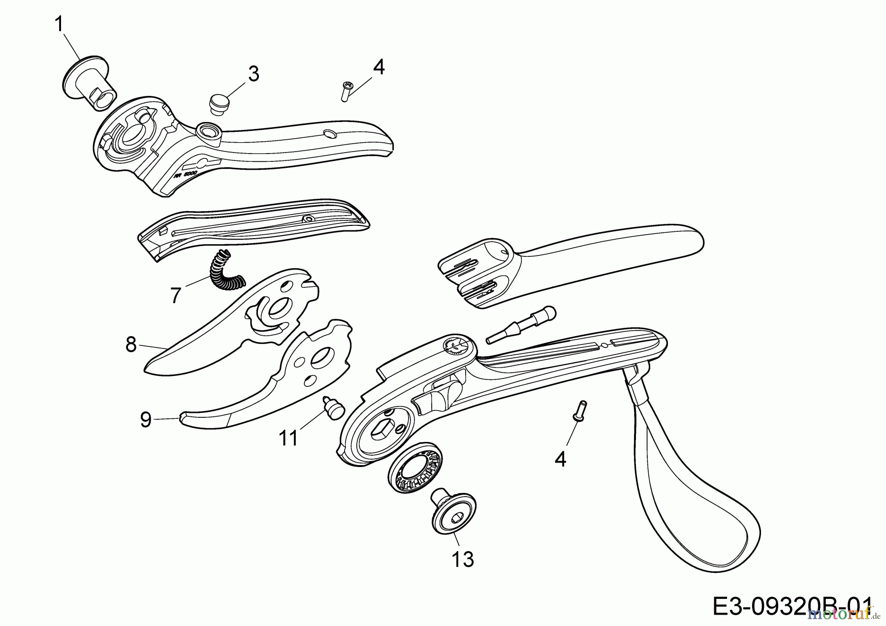  Troy-Bilt Secateurs RR 5000 (TB) 73AFA006609  (2017) Basic machine