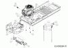 Cub Cadet RZT L 42 17BMCACS603 (2016) Ricambi Choke- and throttle control, Engine accessories