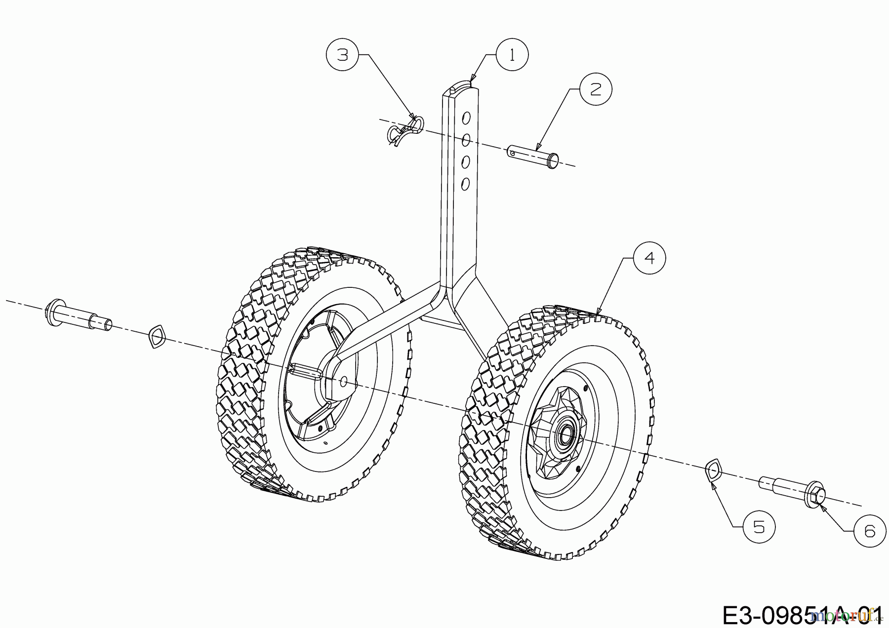 Cub Cadet Tillers FT 24 21B-34M8710 (2017) Wheels
