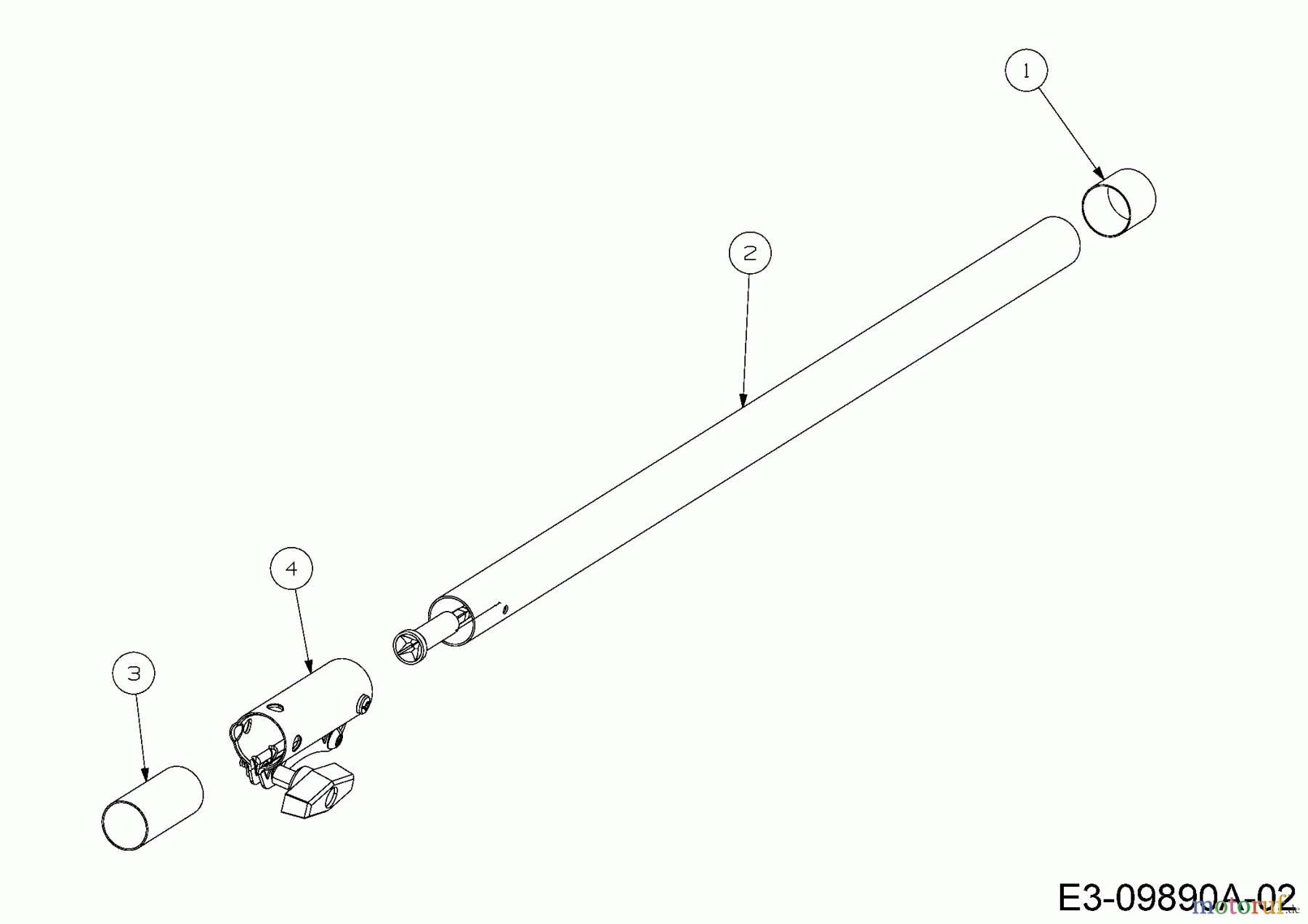  MTD Accessories Accessories Brush cutter, Trimmer Chain saw PS 720 41AJPS-C902  (2017) Extension