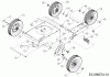 Troy-Bilt TB 554 25B-554M766 (2016) Listas de piezas de repuesto y dibujos Wheels