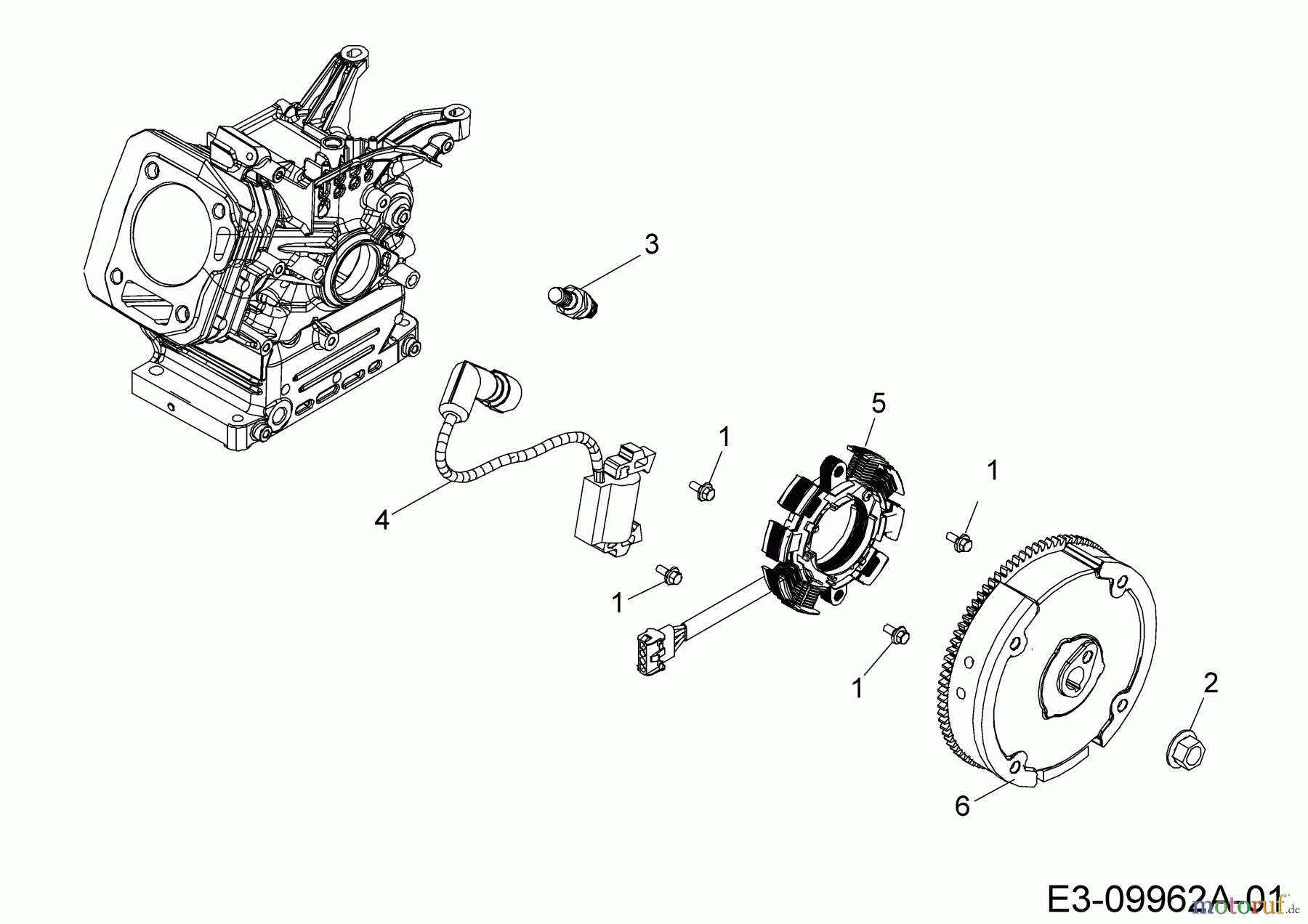  MTD-Engines Horizontal 670-JH 752Z670-JH  (2018) Flywheel, Ignition