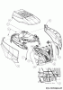 WOLF-Garten Expert Alpha 106.185 H 13ALA1VR650 (2017) Listas de piezas de repuesto y dibujos Engine hood V-Style