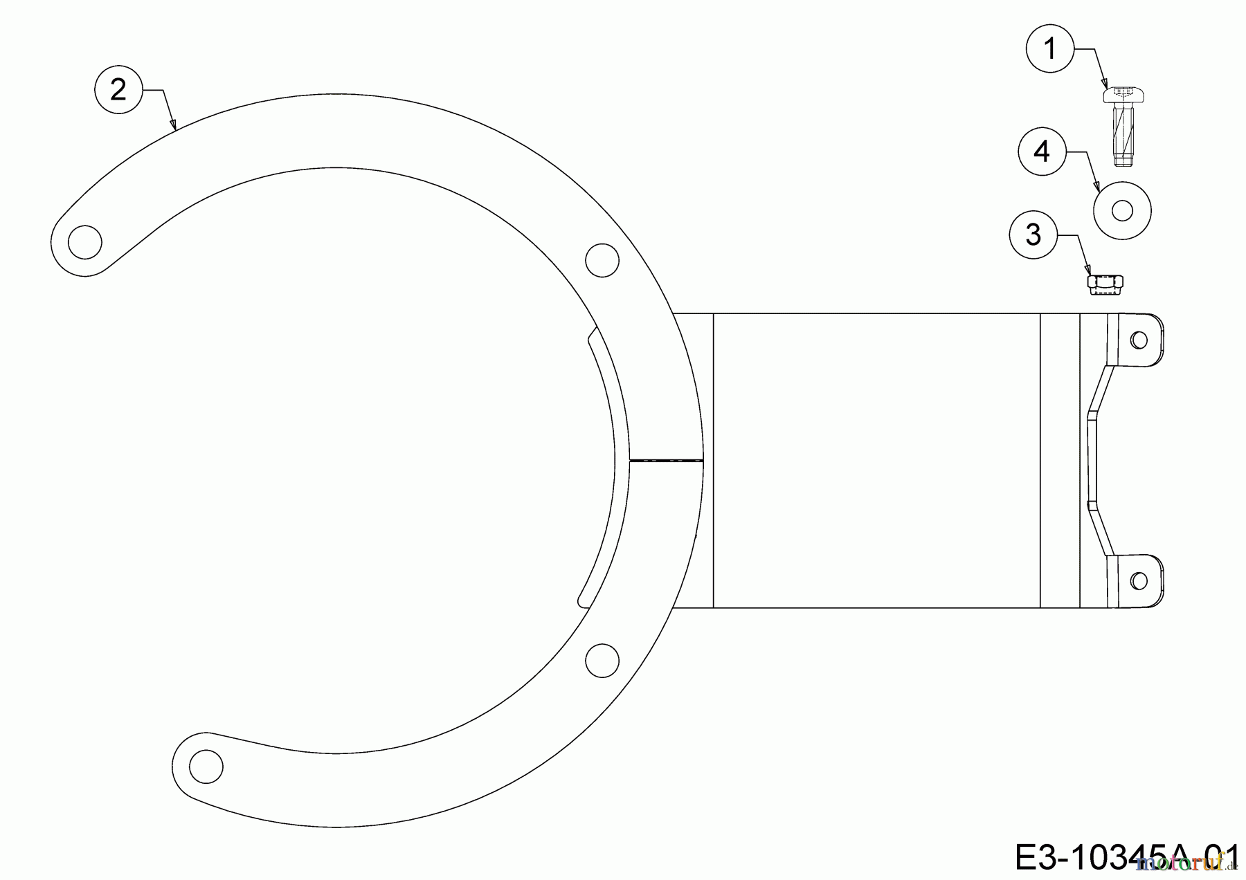 Basic Petrol mower Basic BM 395 11CBB1M8601 (2017) Intermediate ring engine