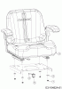 Cub Cadet XZ1 137 17CICACW603 (2018) Ricambi Seat
