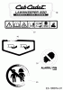Cub Cadet Lawnkeeper 600 18AO06LF603 (2015) Ricambi Labels