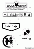Wolf-Garten Robo Scooter 600 18AO06LF650 (2014) Ricambi Labels