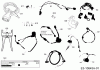 Robomow RS615 PRO (Black) PRD6100B1 (2017) Listas de piezas de repuesto y dibujos Cabel, Cable connector, Rain sensor, Tools