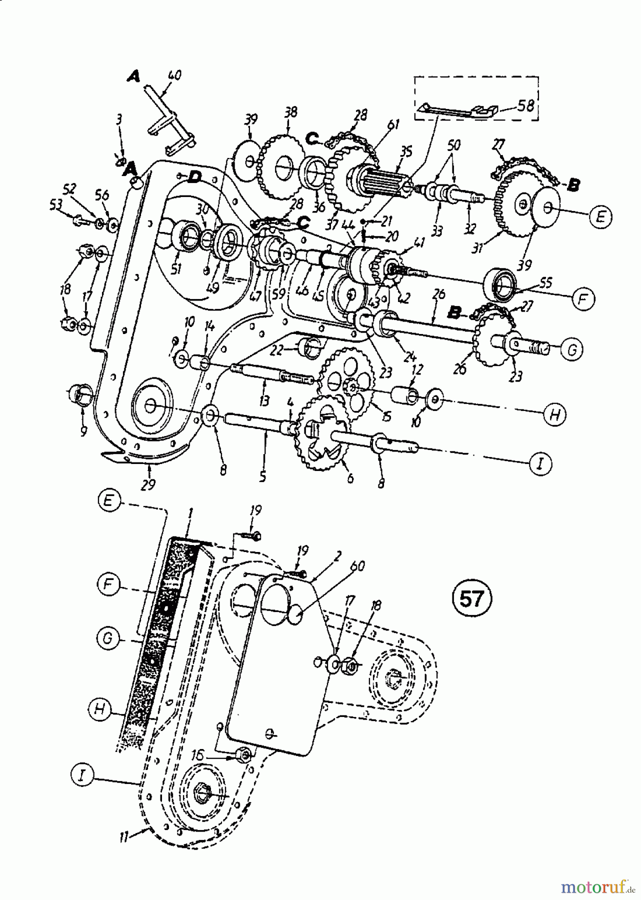  White Tillers RB 530 21A-410-679  (1998) Gearbox