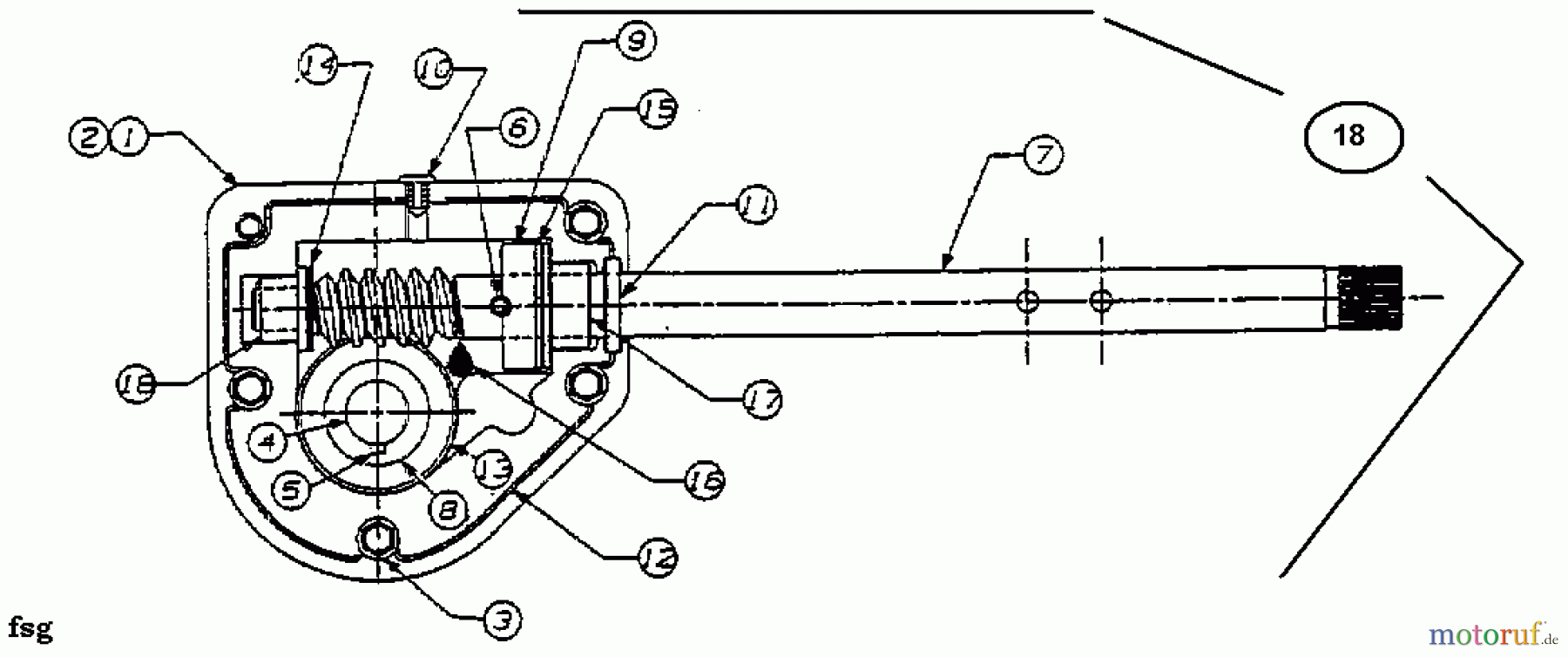  Yard-Man Snow throwers E 643 E 31AE643E643  (1999) Gearbox