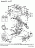 White LT 180 13AT673H680 (2000) Listas de piezas de repuesto y dibujos Drive system, Engine pulley, Pedal