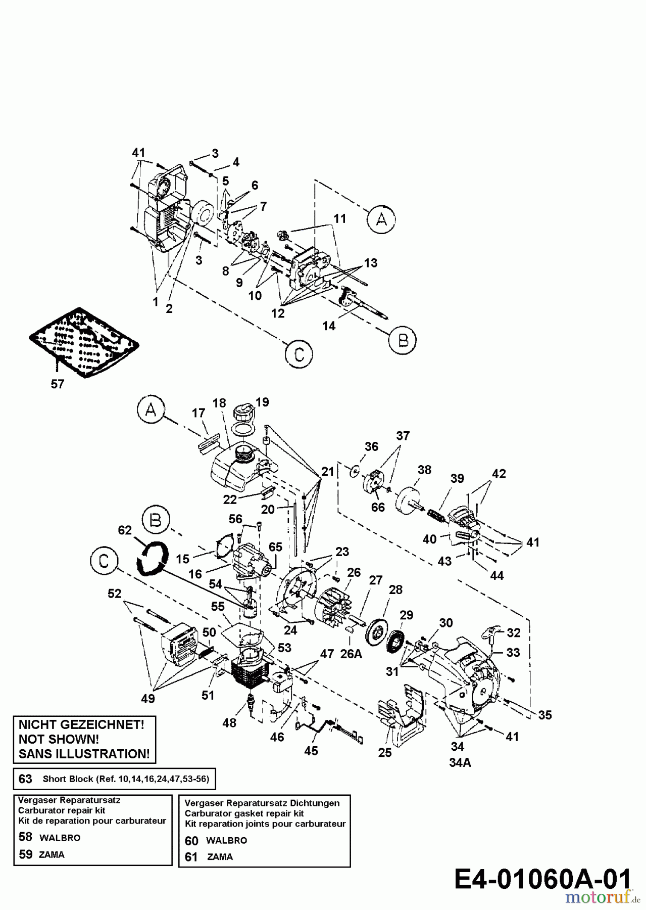  MTD Brush cutter 725 41AD725G678  (2002) Engine