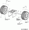Troy-Bilt POLAR 10071 31AV6LLO609 (2007) Listas de piezas de repuesto y dibujos Wheels