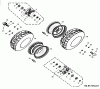 Cub Cadet SS 230 36AA135O603 (2006) Ricambi Front wheels