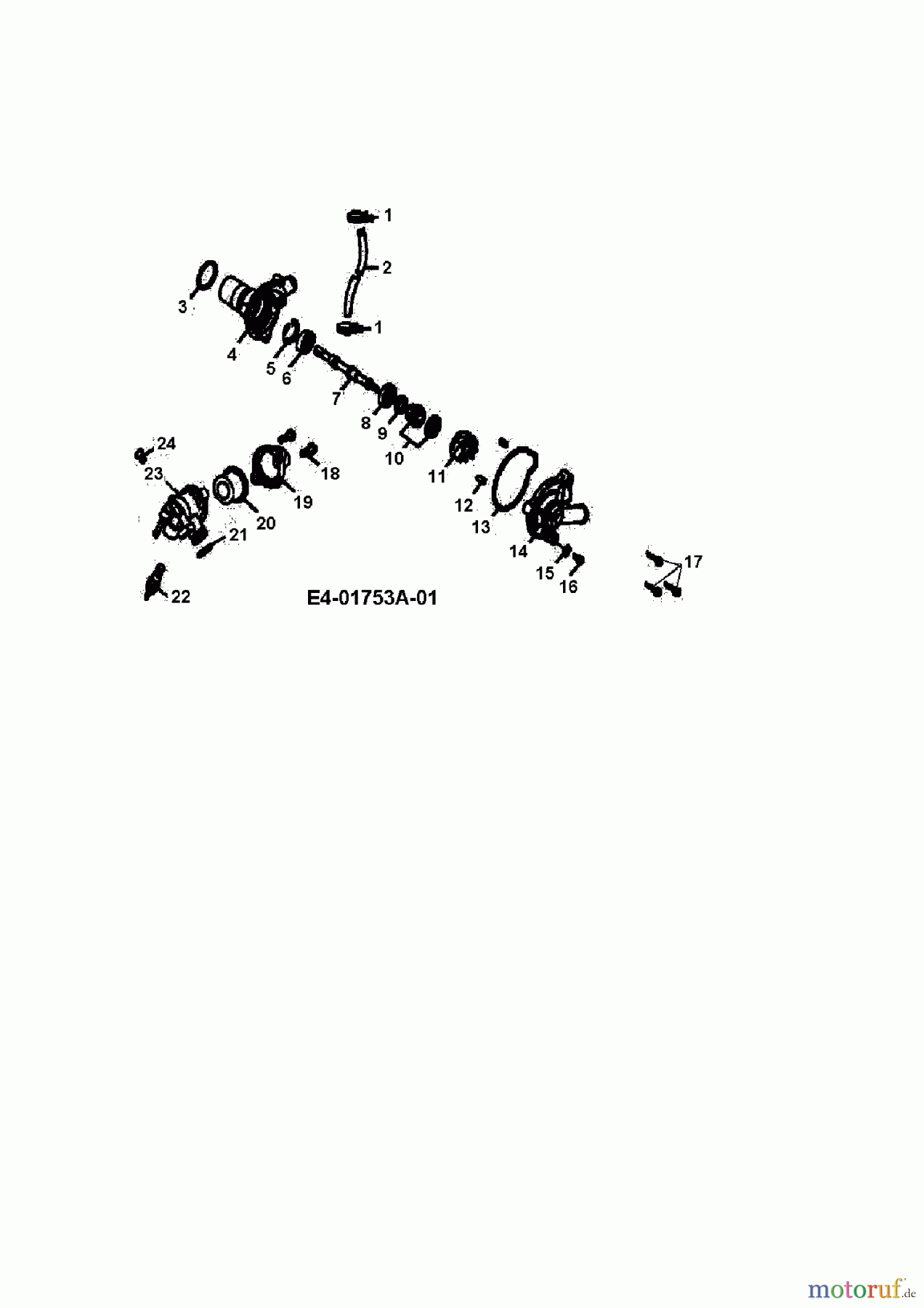 Cub Cadet Quads UT 300 36AB146-603 (2008) Water pump