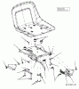 Cub Cadet RZT 50 17AA5D7P603 (2006) Ricambi Seat, Seat bracket