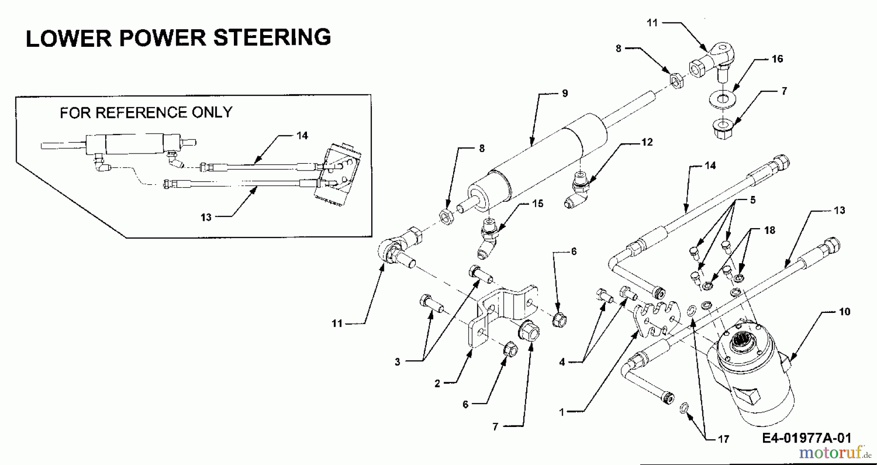  Cub Cadet Garden tractors HDS 3235 14A-676-100  (1998) Hydraulic steering