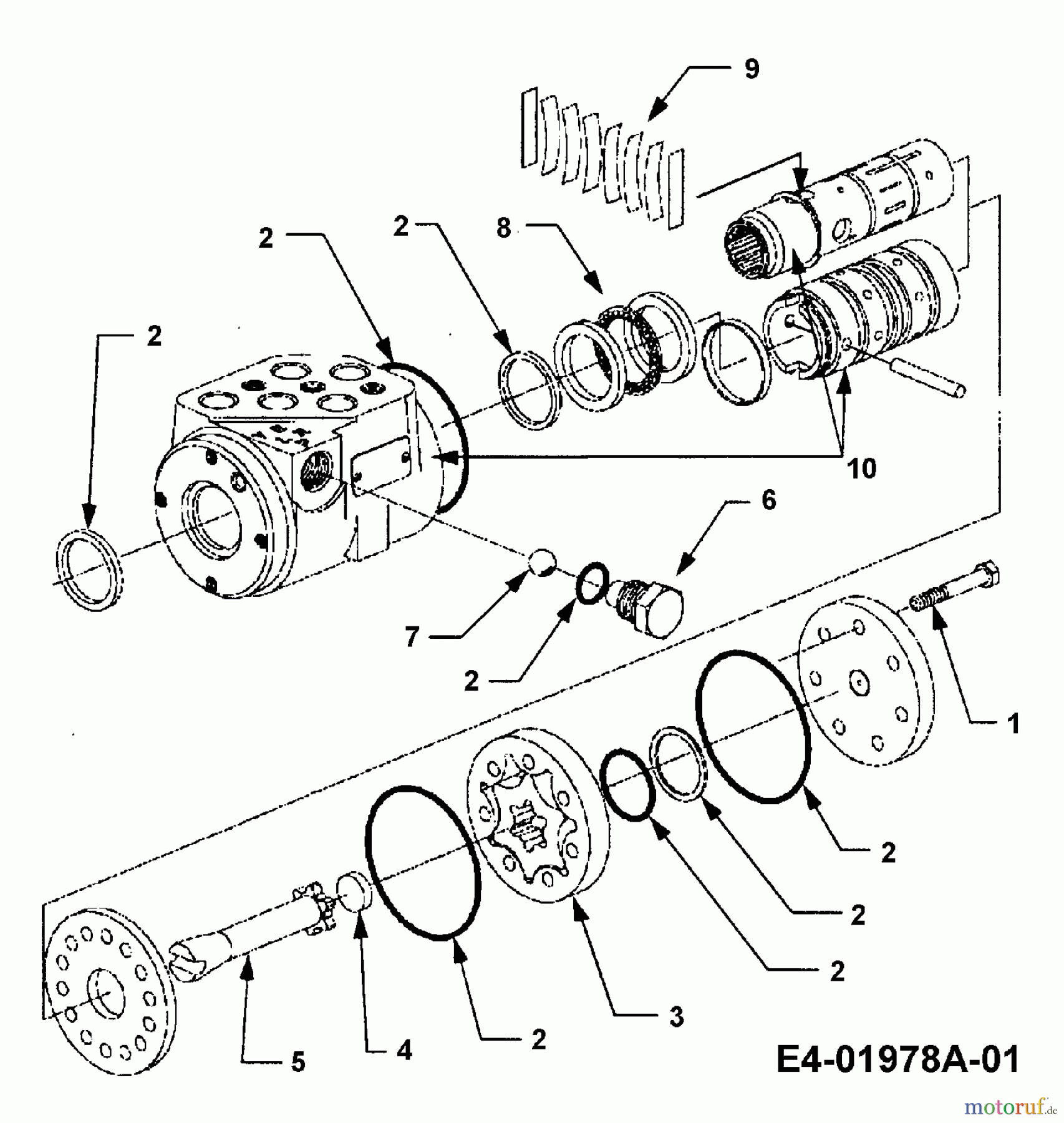  Cub Cadet Garden tractors HDS 3235 14A-676-100  (1998) Hydraulic pump steering