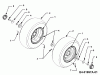 Cub Cadet HDS 3235 14A-676-100 (1998) Ricambi Front wheels