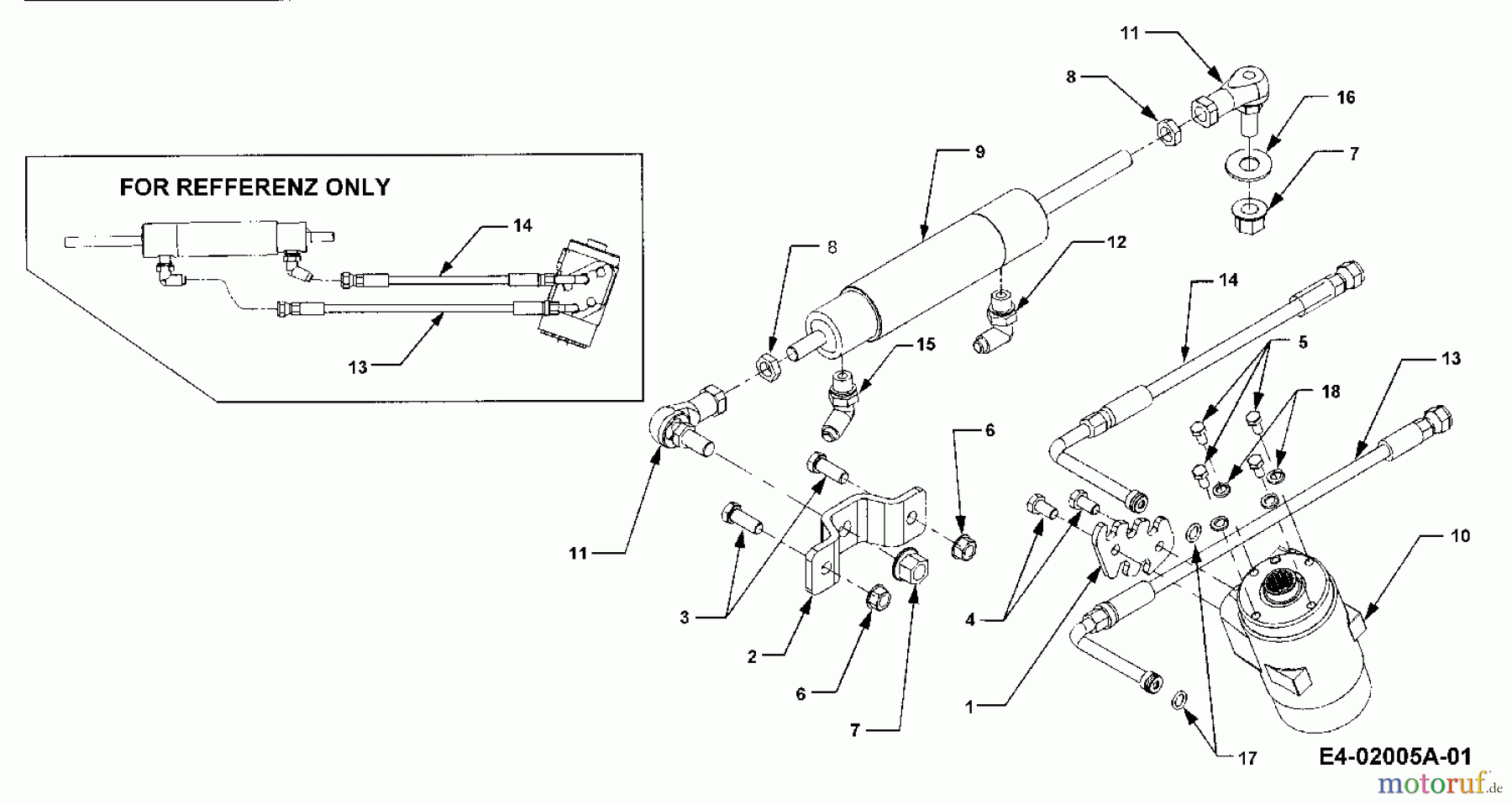  Cub Cadet Garden tractors HDS 3200 14A-652-603  (2001) Hydraulic steering