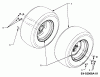 Cub Cadet HDS 3185 14A-665-603 (1999) Ricambi Rear wheels