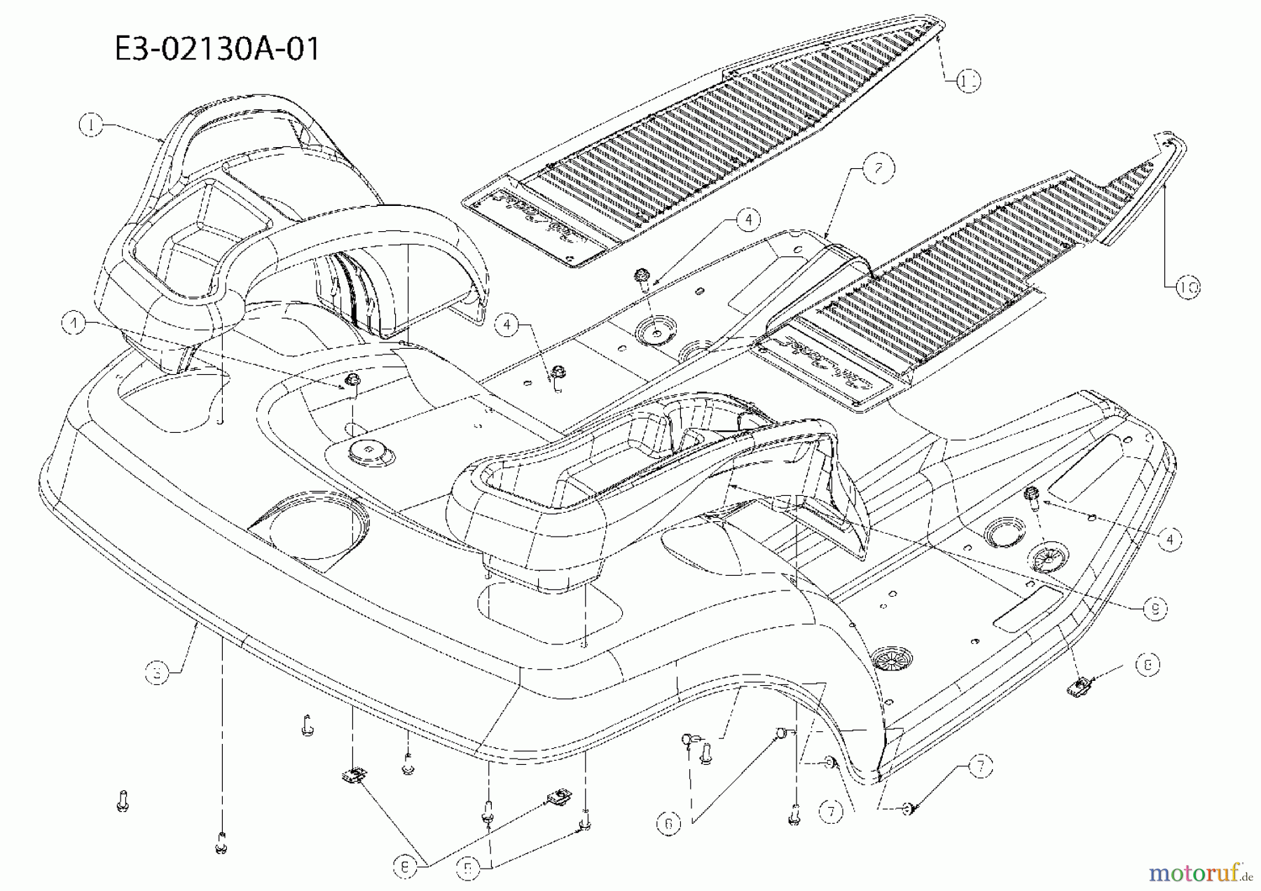  Cub Cadet Garden tractors HDS 2205 14A-2D7-603  (2008) Fender