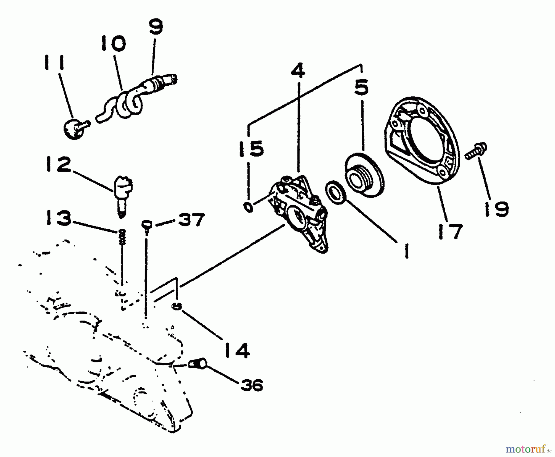  Echo Sägen, Kettensägen CS-5500 - Echo Chainsaw, S/N: 001001 - 020976 Oiler Sys
