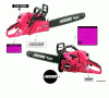 Echo CS-590 - Chainsaw, Ricambi Labels