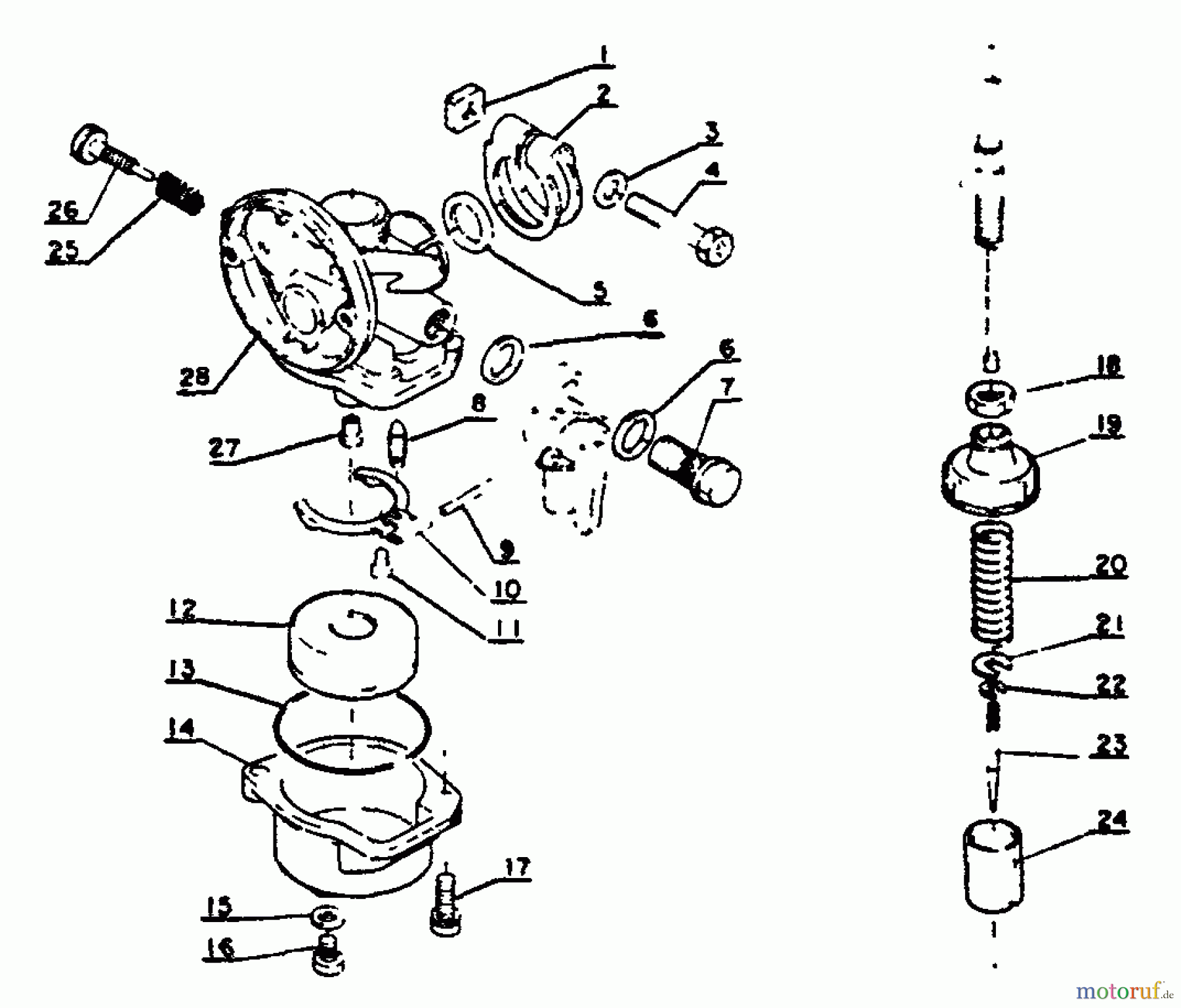  Echo Bläser / Sauger / Häcksler / Mulchgeräte	 PB-202 - Echo Hand Held Blower, S/N: 0040502 - 9999999 Carburetor