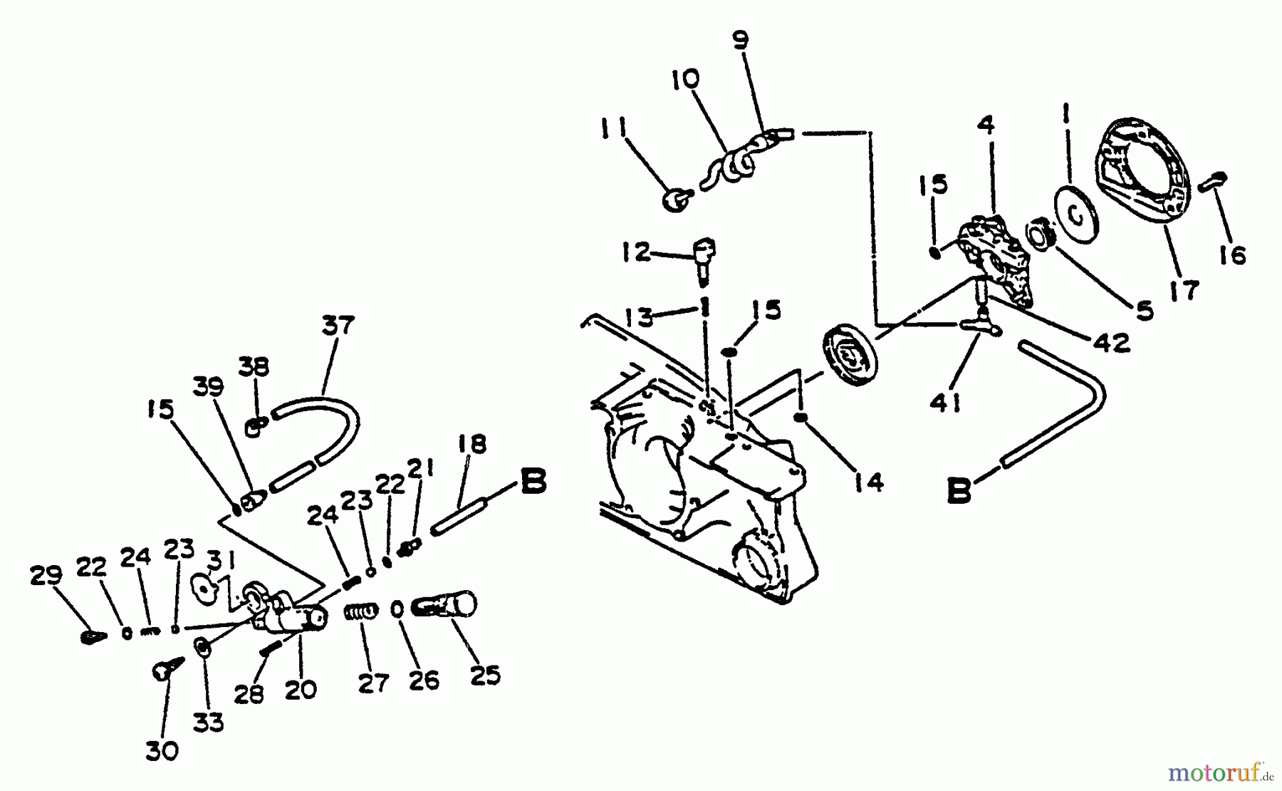  Echo Sägen, Kettensägen CS-6700 - Echo Chainsaw, S/N: 023378 - 031240 Oiler Sys