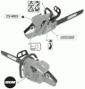 Echo CS-680S - Chainsaw, Ricambi Labels