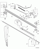 Echo PPT-230 - Pole Saw / Pruner, S/N: E07711001001 - E07711999999 Listas de piezas de repuesto y dibujos Main Pipe -- Lower, Control Handle, Throttle Cable, Shoulder Strap