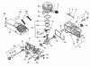 Echo QV-6700 Ricambi Engine, Crankcase, Cylinder, Piston