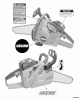 Echo QV-680 - Quick Vent Chain Saw, S/N: C03403001001 - C03403999999 Ricambi Labels