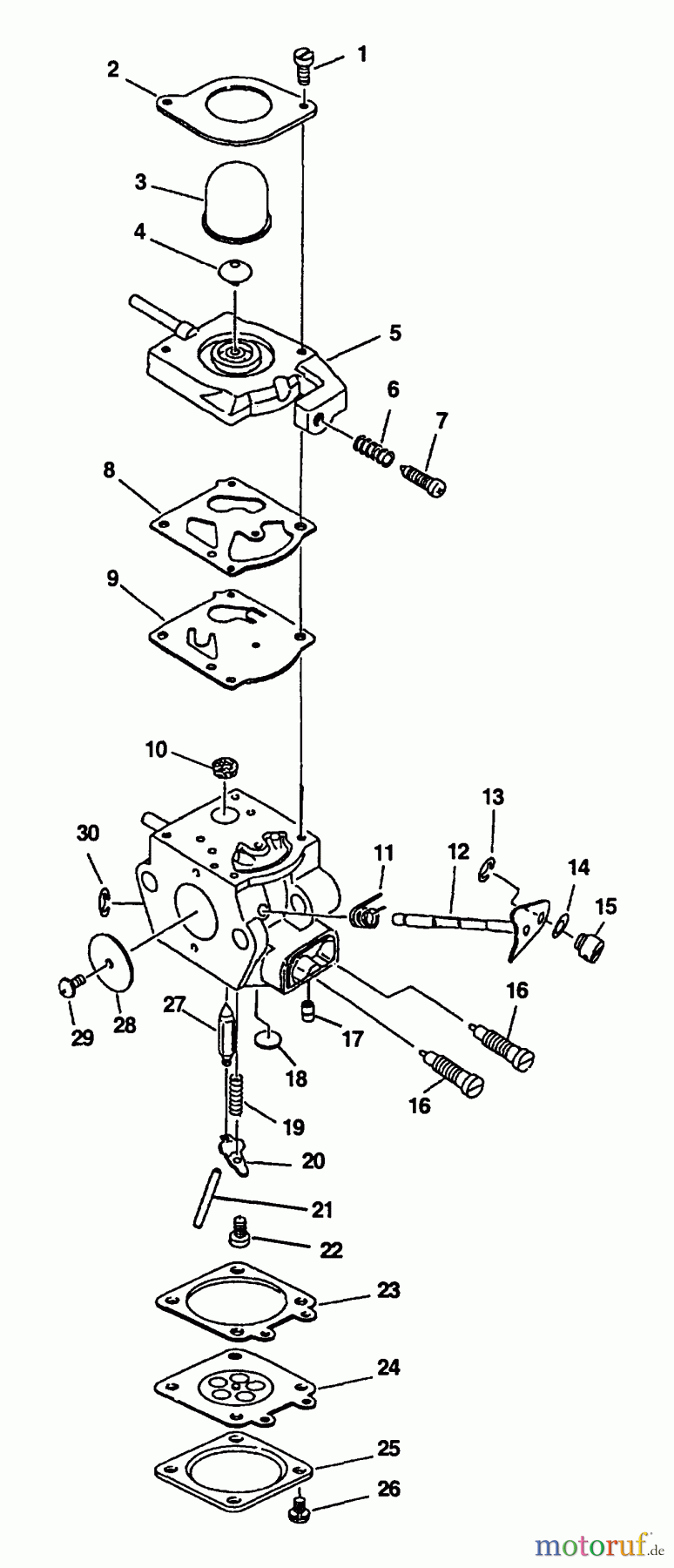  Echo Trimmer, Faden / Bürste GT-2400 - Echo String Trimmer Carburetor  S/N: 103575_Up