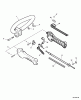 Echo GT-251 - String Trimmer, S/N:S80013001001 - S80013999999 Ricambi Handles, Ignition Switch, Throttle Cable