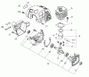 Echo SRM-2010 - String Trimmer, Ricambi Cylinder, Crankcase, Piston