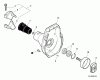 Echo SRM-210i - String Trimmer, S/N:08001001 - 08999999 Listas de piezas de repuesto y dibujos Fan Case, Clutch
