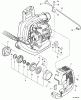 Echo PB-261i - Back Pack Blower, S/N: 06001001 - 06999999 Spareparts Engine Cover, Starter