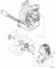 Echo PB-260L - Back Pack Blower, S/N: 05001001 - 05999999 Listas de piezas de repuesto y dibujos Engine Cover, Starter