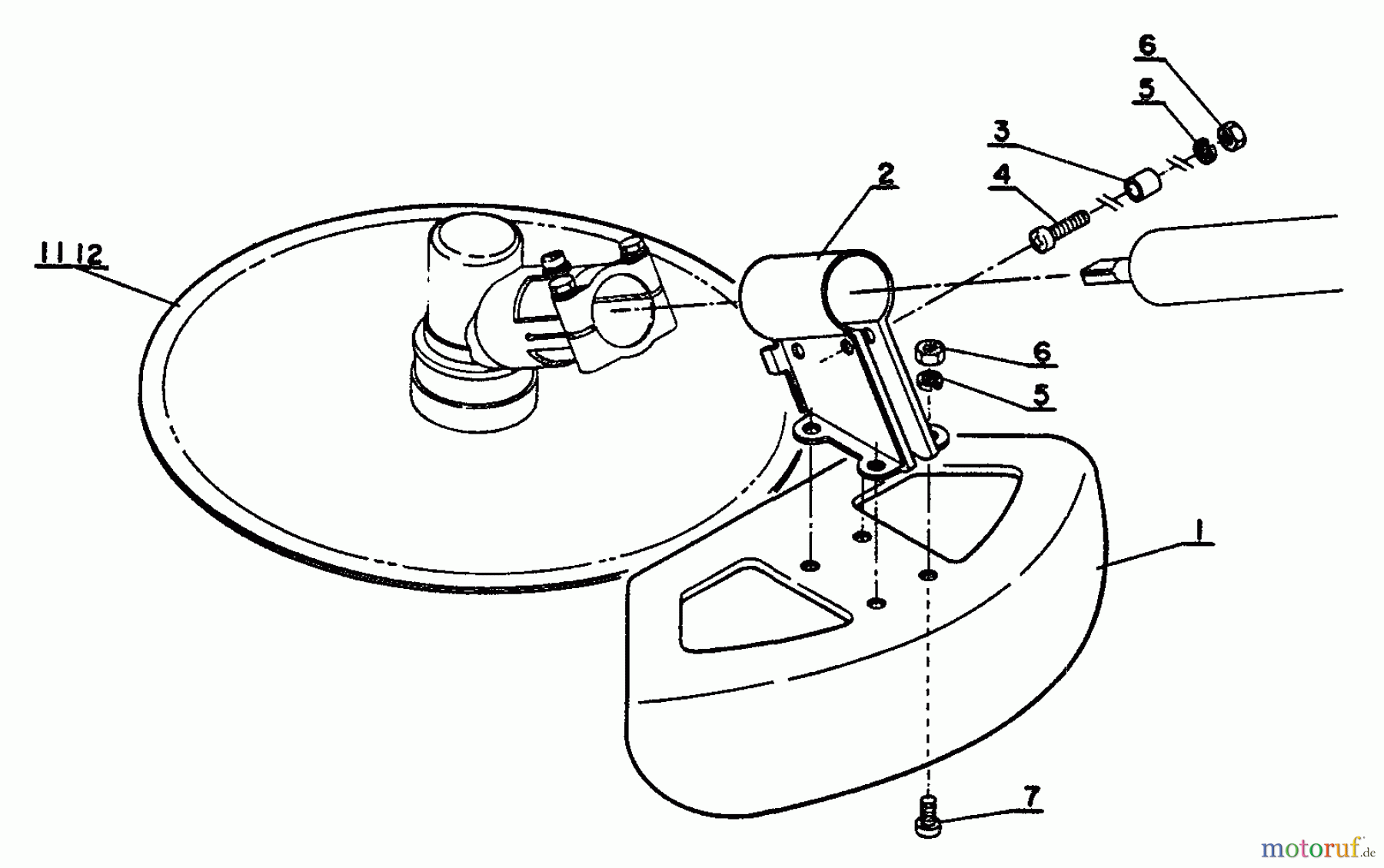  Echo Trimmer, Faden / Bürste SRM-302ADX - Echo String Trimmer Shield