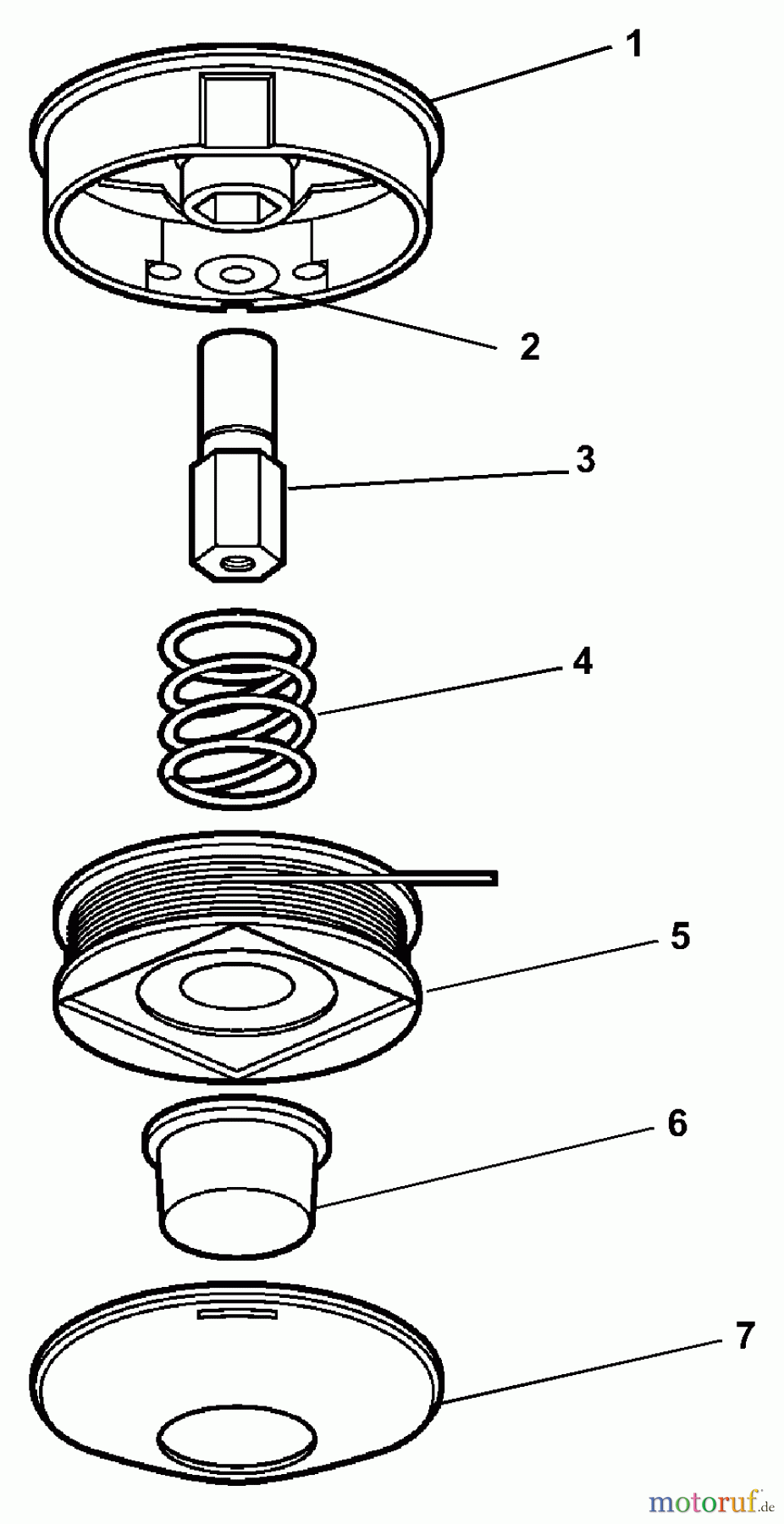 Echo Trimmer Zubehör 21560040B - Echo Semi-Auto Head Assembly Semi-Auto Head Assembly (Style B)
