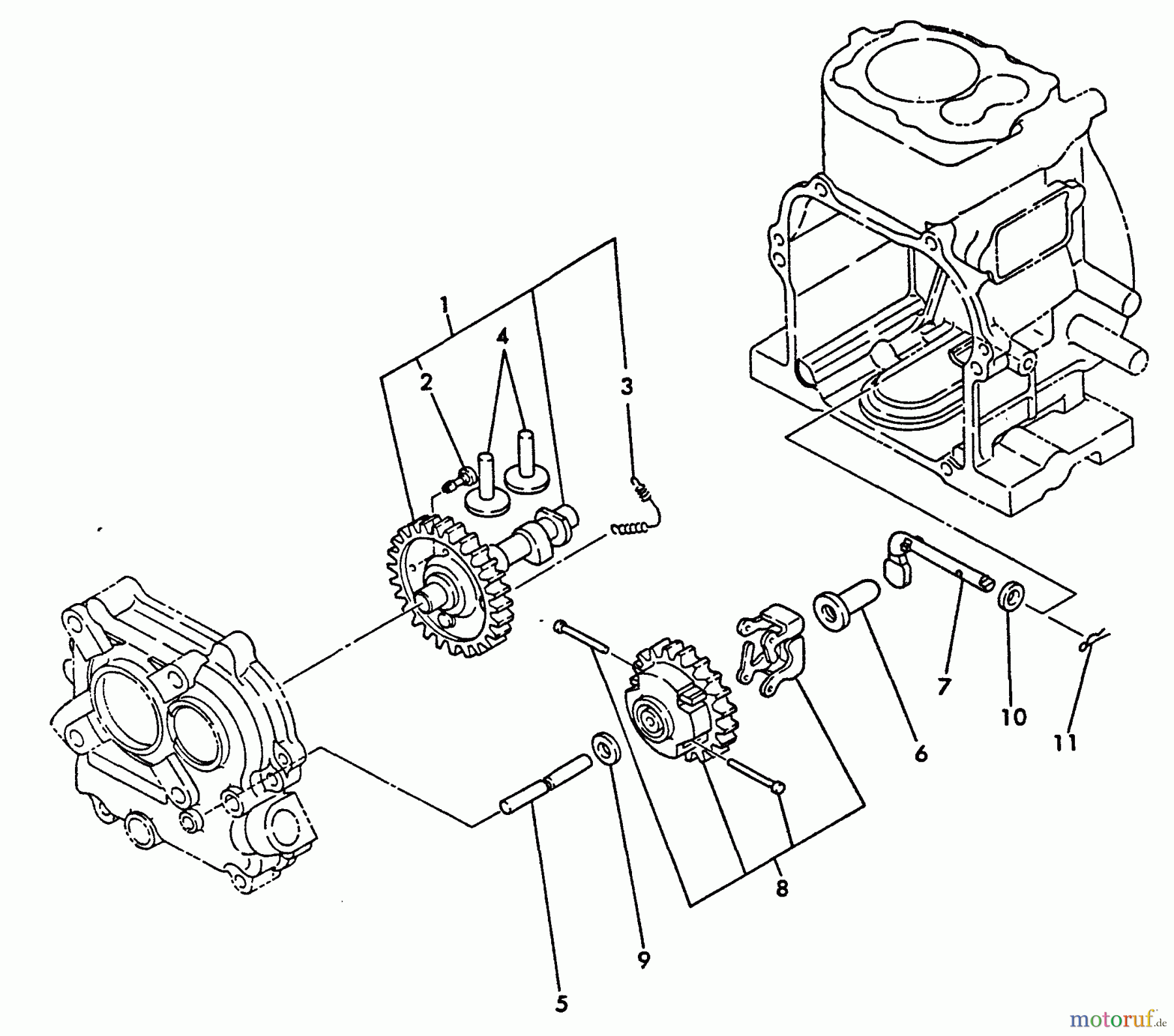 Echo Wasserpumpen WP-1500 - Echo Water Pump, S/N: 00000 - 02431 Camshaft, Governor