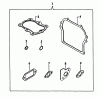 Echo WP-2000 - Water Pump, S/N: A0000 - A1009 Ricambi Gasket Kit