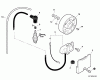 Echo PB-460LN - Back Pack Blower, S/N: 04001001 - 04999999 Listas de piezas de repuesto y dibujos Ignition, Flywheel