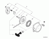 Echo PB-403T - Back Pack Blower, S/N: 03001001 - 03999999 Listas de piezas de repuesto y dibujos Starter