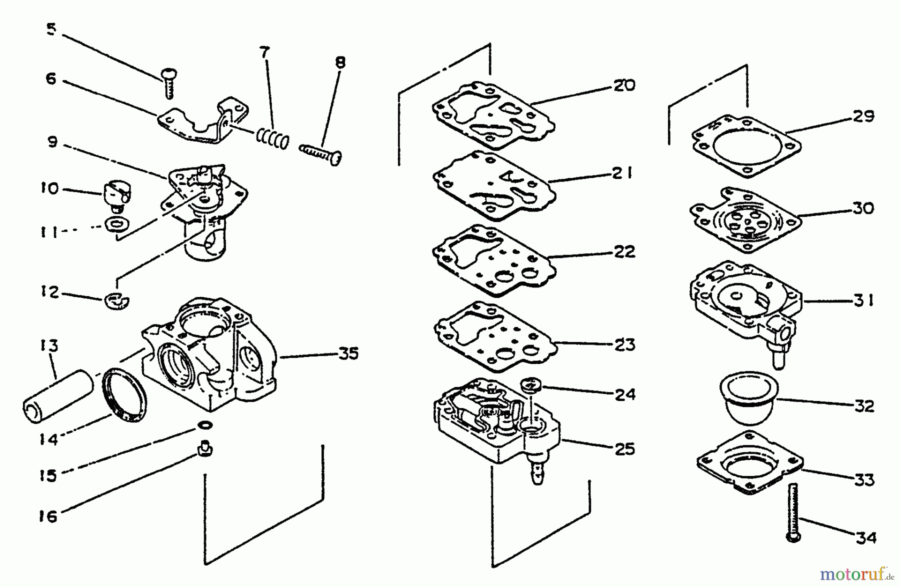  Echo Kantenschneider PE-2201A - Echo Edger Carburetor