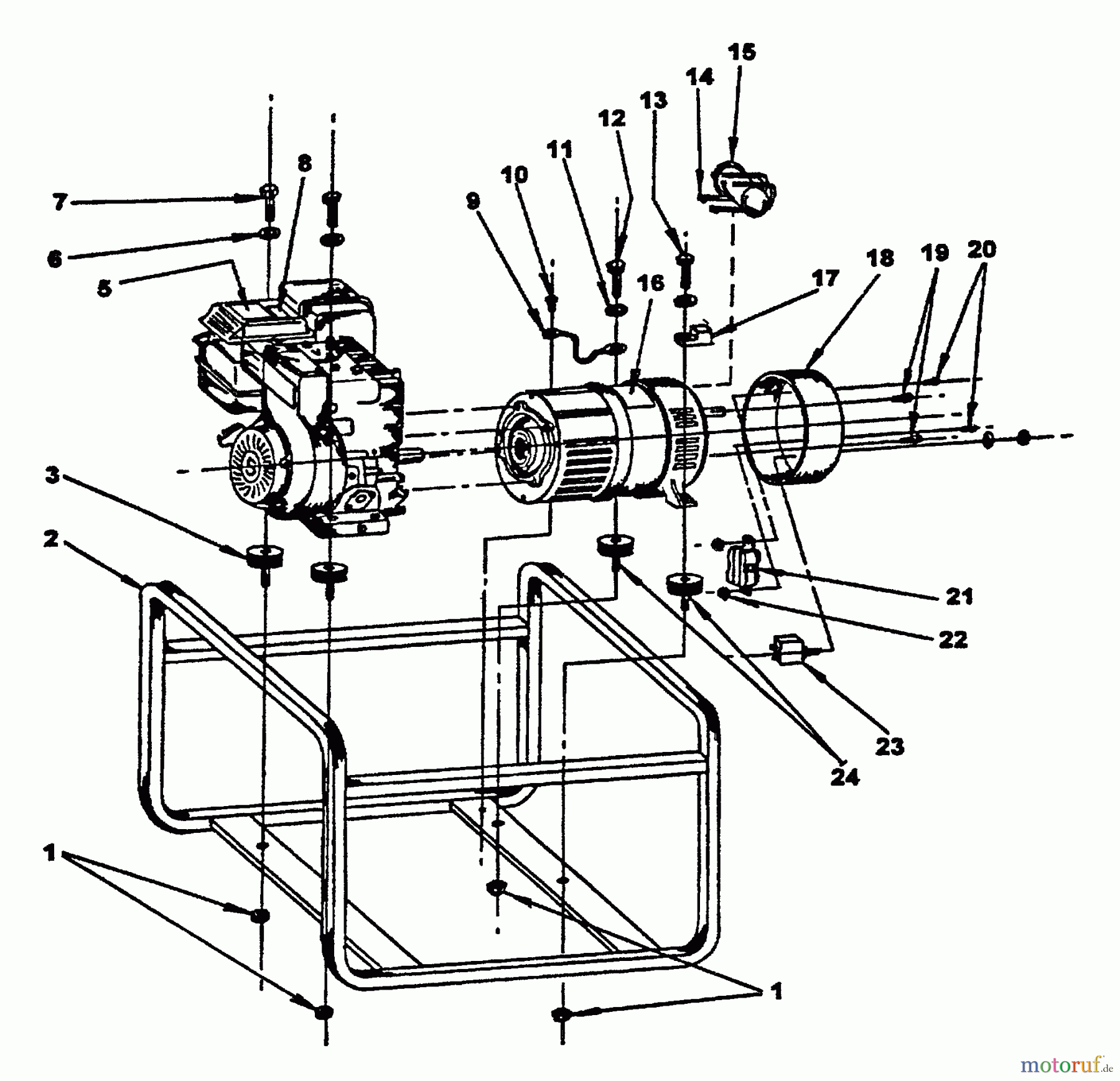  Echo Stromerzeuger EG-1800 - Echo Portable Generator Generator