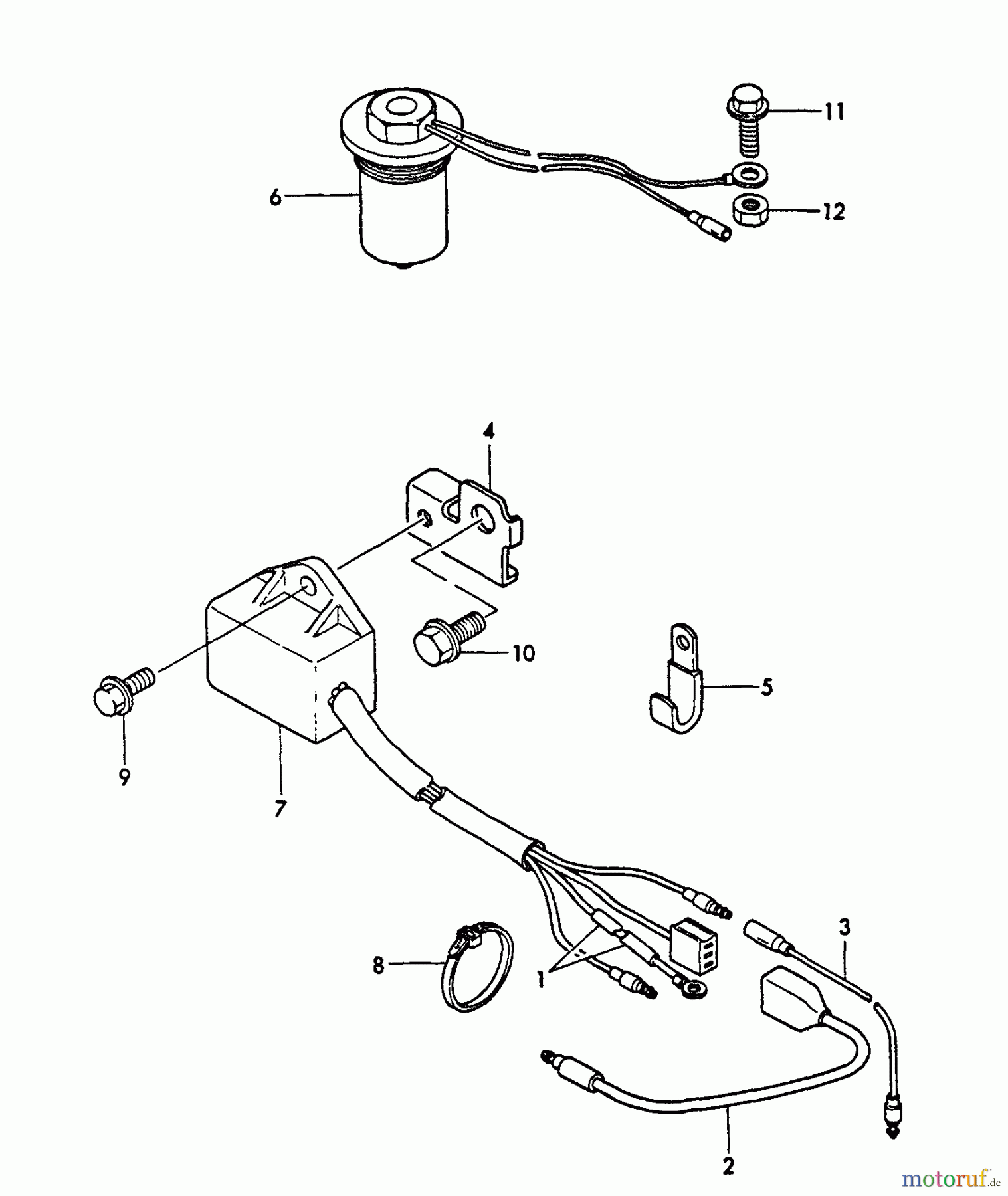  Echo Stromerzeuger EG-2300 - Echo Portable Generator, S/N: 01001 - 03371 Oil Sensor