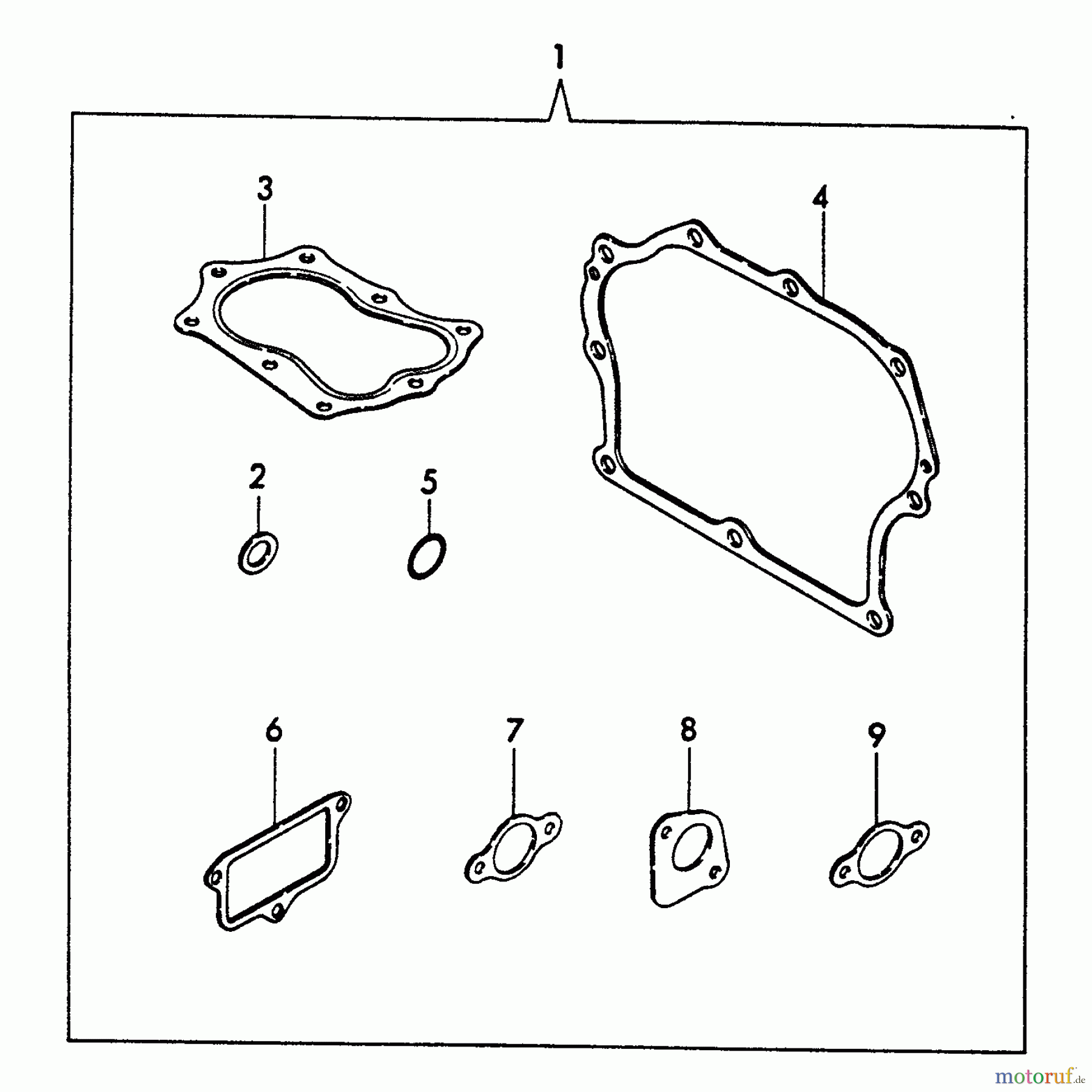 Echo Stromerzeuger EG-4300 - Echo Portable Generator, S/N: 00000 - 00845 Gasket Kit